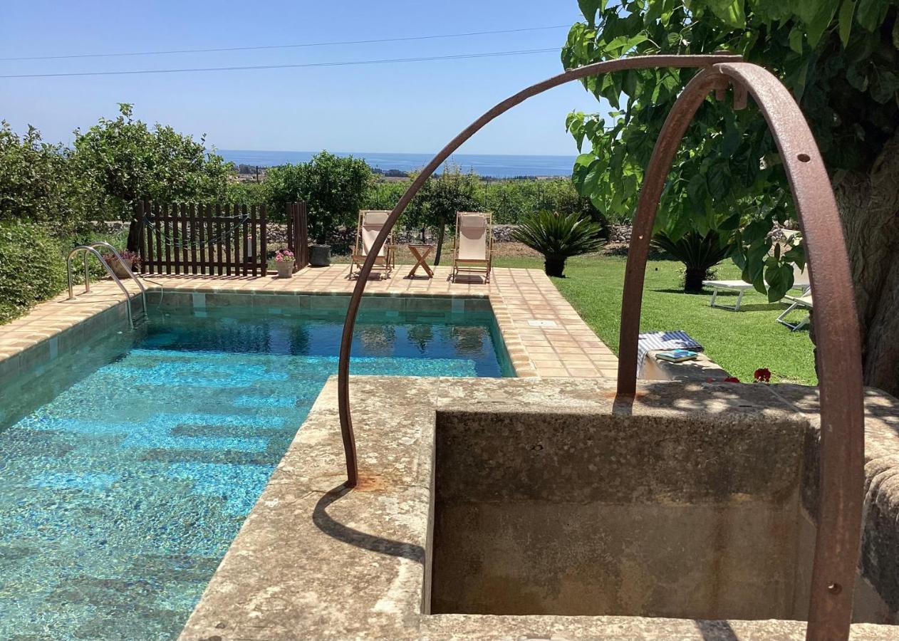 Villa Authentic Sicilian Charm, Pool, Sea View, Wi-Fi & Parking Avola Exterior foto