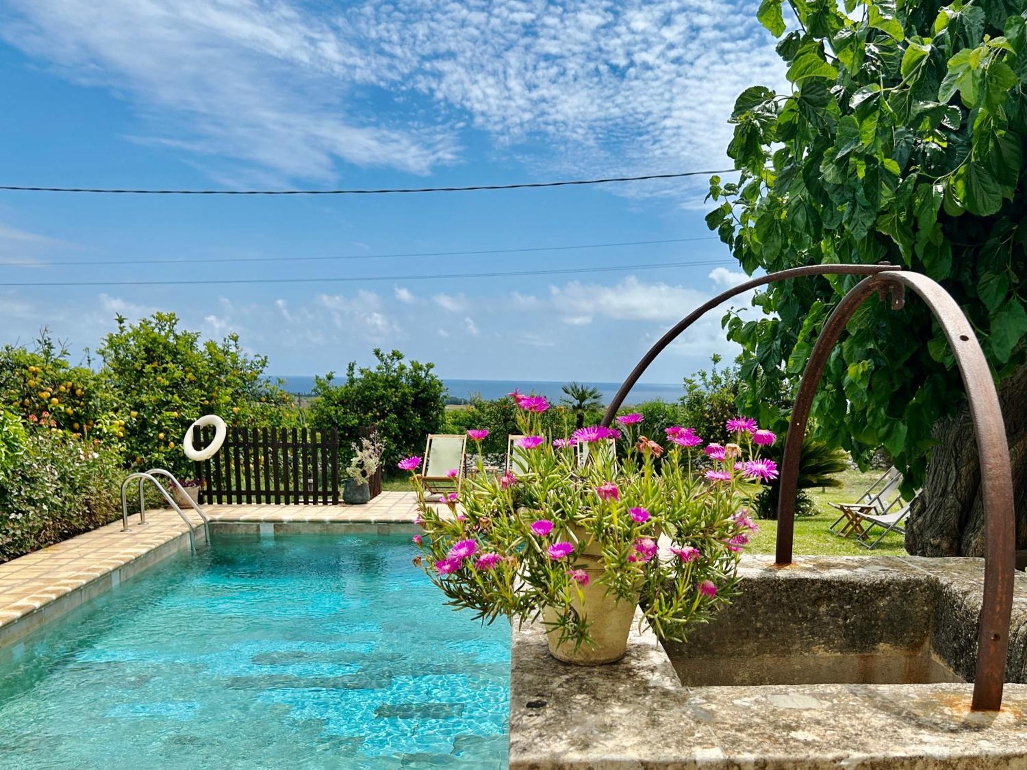 Villa Authentic Sicilian Charm, Pool, Sea View, Wi-Fi & Parking Avola Exterior foto